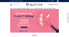 Desktop Screenshot of beautyline.com.cy